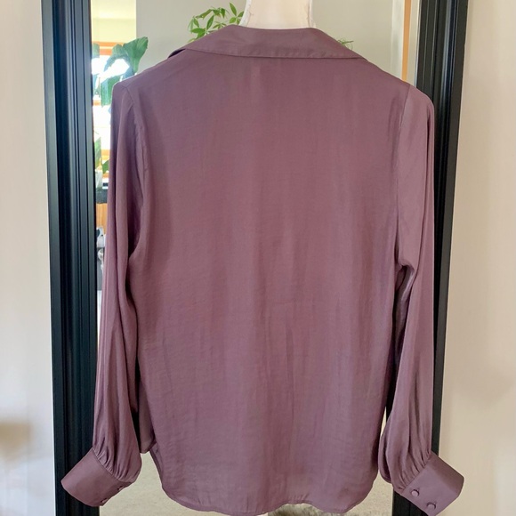 Naked Zebra Button Down Satin Shirt - Picture 2 of 4